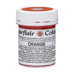 Sugarflair Chocolate Colourings - Orange - 35g